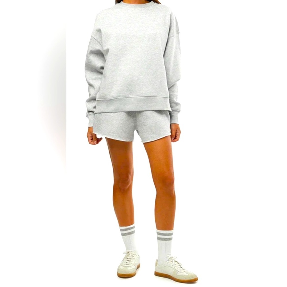 NWT We Wore What Pull on Sweat Shorts in Black - Small - Picture 3 of 4